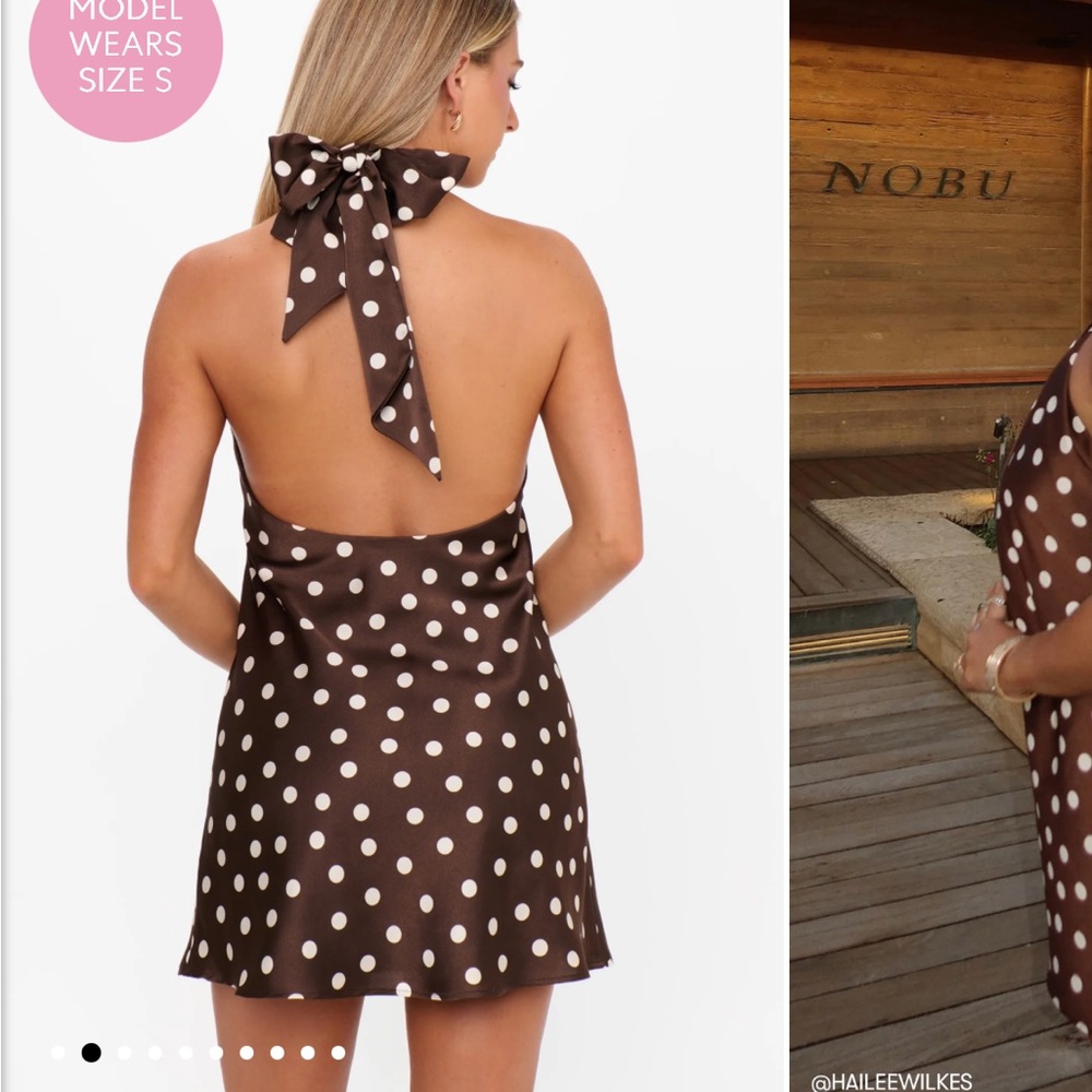 Show me your mumu jasmine tie mini dress - Picture 2 of 5
